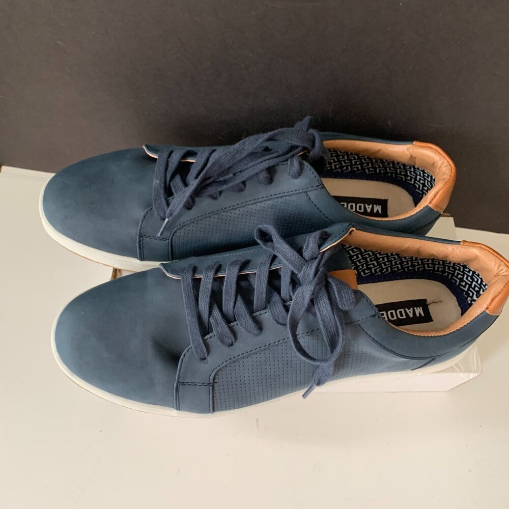 MADDEN MENS SNEAKERS BLUE SIZE 10 - Picture 3 of 9
